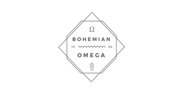 logo, bohemian omega, siteweb